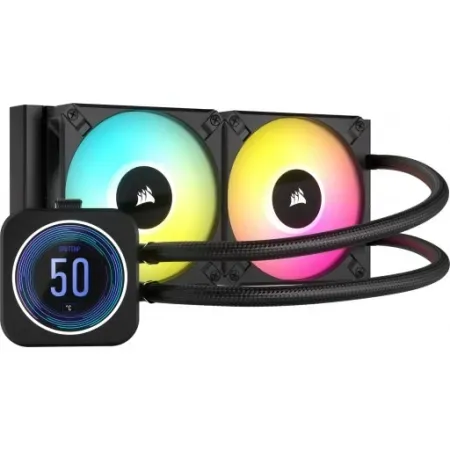 CORSAIR ICUE H100i RGB Elite 240mm CPU Liquid Cooler (Black)