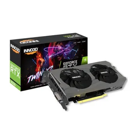 INNO3D Nvidia GEFORCE RTX 3050 TWIN X2 6GB GDDR6 PCI-E 4.0 96-Bit Graphics Card