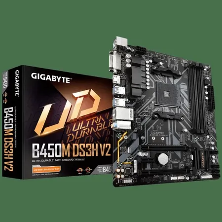 Gigabyte B450M DS3H V3 DDR4 AMD Motherboard