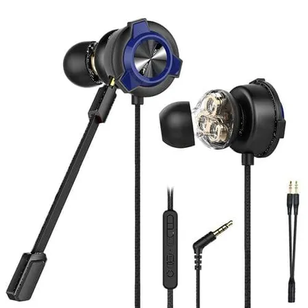 CLAW G13 Triple Driver Wired in Ear Earphones Gaming Earphones (Black)