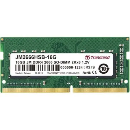Transcend 16GB JetRam DDR4 2666 MHz CL19 SO-DIMM Memory Module