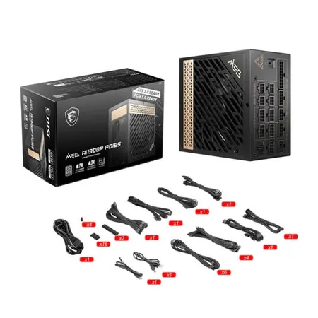 MSI MEG Ai1300P PCIE5 1300W 80+ Platinum Fully Mod...