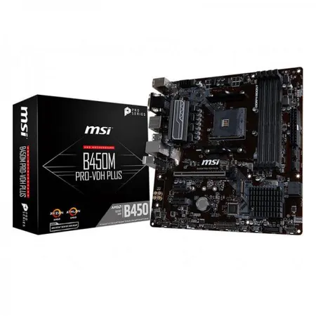 MSI B450M Pro-VDH Plus DDR4 AMD Motherboard