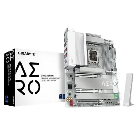 Gigabyte Z890 AERO G LGA 1851 ATX Motherboard (Snow White)