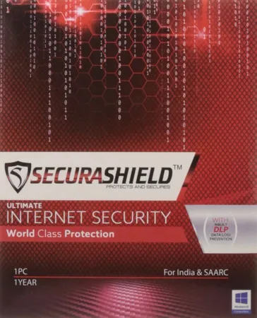 SECURASHIELD ULTIMATE INTERNET SECURITY 1 USER 1 YEAR EMAIL DELIVERY IN 2HRS