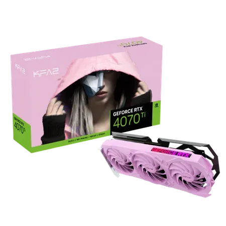 GALAX GeForce RTX 4070 Ti EX Gamer Pink (1-Click OC) Nvidia Graphic Card