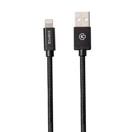 Cadyce CA-ULC1B Apple MFi Certified USB to Lightning Cable 1M Black