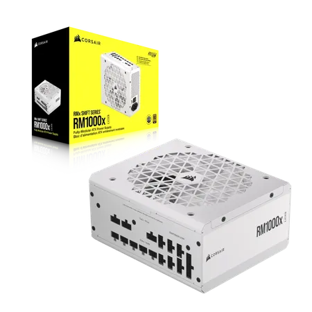 Corsair RM750x Shift 80 Plus Gold ATX 3.1 Fully Modular ATX Power Supply White (CP-9020273-IN)
