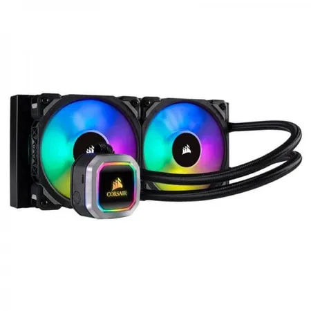 CORSAIR H100I RGB Platinum SE 240mm CPU Liquid Cooler (White)