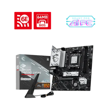 MSI B850M Gaming Wifi6e DDR5 AMD Motherboard