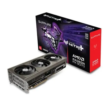 Sapphire Pure AMD Radeon RX 9070 OC 16GB GDDR6 Graphics Card (11349-02-20G)