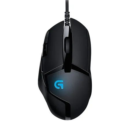 Logitech G402 Hyperion Fury Wired Fusion Engine Sensor Gaming Mouse with Adjustable DPI Up to 4000 and 8 Programmable Buttons