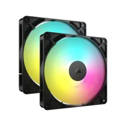 Corsair RS140 ARGB 140mm PWM Fans Dual Pack - Whit...