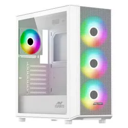ANT ESPORTS 411 AIR MID-TOWER CABINET - WHITE