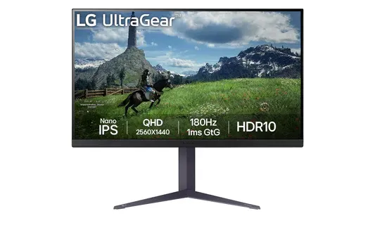 LG ULTRAGEAR 32GS75Q-B 32 INCH QHD 180HZ, 1MS, FREESYNC, IPS GAMING MONITOR