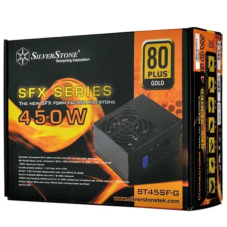SILVERSTONE SST-ST45SF-G 450W SFX 80+ Gold Fully Modular Power Supply (450 W)
