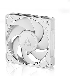 ARCTIC P12 Pro PST (White) - Powerful Premium Fan, 120 mm PWM Fan with Y-Cable Splitter, 600-3000 rpm, 0 rpm <5% PWM, Fluid Dynamic Bearing, 4-Pin - White