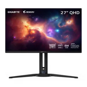 Gigabyte AORUS FO27Q2 27″ Inch OLED 1440p 240 Hz Gaming Monitor (Black)
