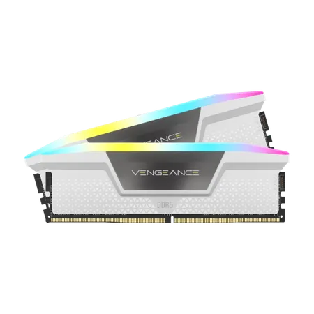 Corsair VENGEANCE RGB 32GB (16GB x 2) CL36 DDR5 6000Mhz AMD Expo & Intel XMP Desktop Memory (RAM) Black