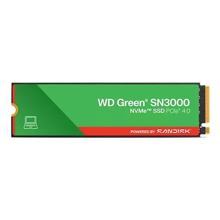 WD Green SN3000 500GB NVMe Gen4 SSD WDS500G5G0E
