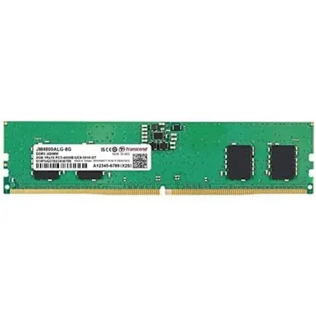 Transcend RAM 8GB DDR5 4800MHz CL40 (1Rx16) Desktop Memory – JM4800ALG-8G