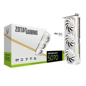 ZOTAC GAMING GEFORCE RTX 5070 AMP WHITE EDITION