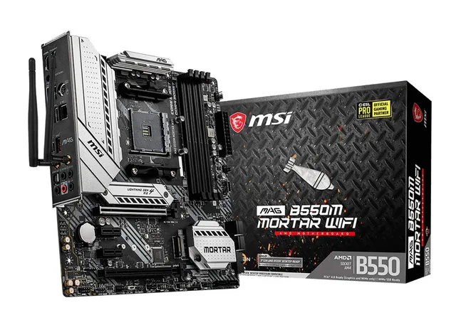 MSI MAG B550M MORTAR MAX WIFI AMD AM4 MOTHERBOARD
