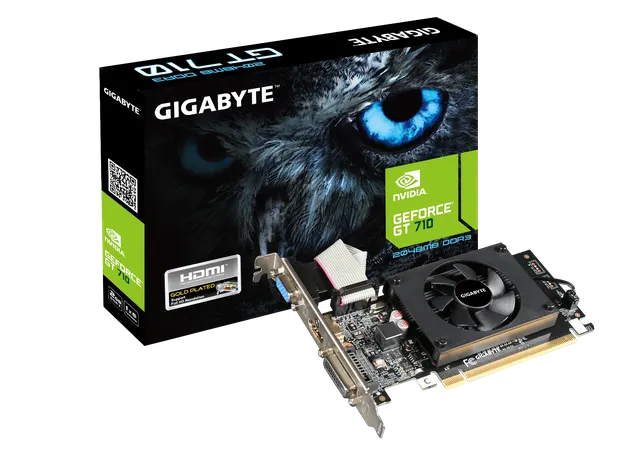 GIGABYTE GEFORCE GT 710 2GB DDR3 GRAPHIC CARD GV-N710D3-2GL