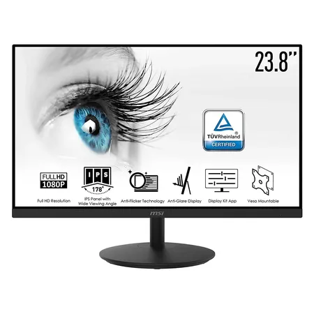MSI PRO 24 INCH MP242 FHD IPS PROFESSIONAL MONITOR
