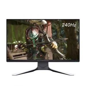 Dell Alienware 25 62.23cm (24.5 Inches) Full HD IPS Screeen Gaming Monitor (AMD FreeSync Premium Technology, HDMI + USB, 240 Hz, AW2521HFL, Lunar Light)