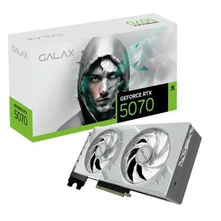 GALAX Geforce RTX 5070 1 Click OC White 12GB NVIDIA Graphic Card