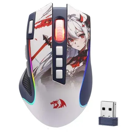 Redragon Predator Pro M612 Pro – RGB Wireless Mouse (Anime)