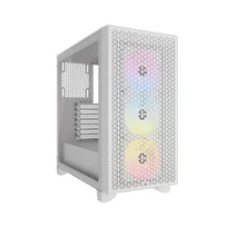 Corsair 3000D RGB Airflow Mid-Tower PC Case White (CC-9011256-WW)