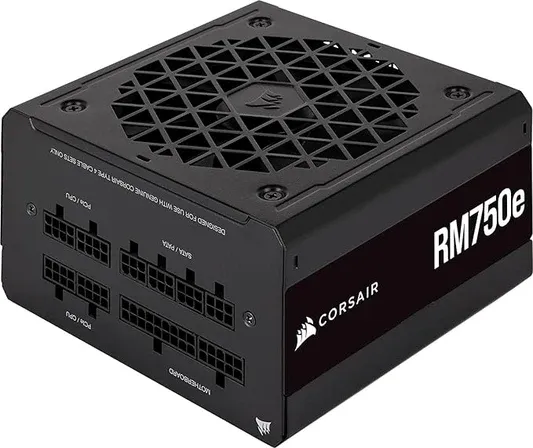 Corsair RM750e 3.0 750W Fully Modular 80 Plus Gold Certified SMPS Power Supply Unit - Black