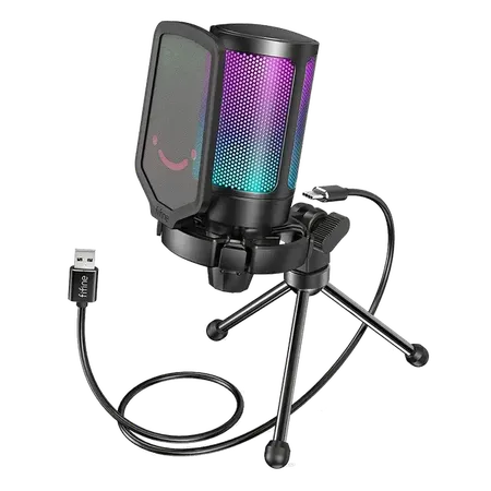 FIFINE Ampligame A6V USB Gaming Microphone ( White )