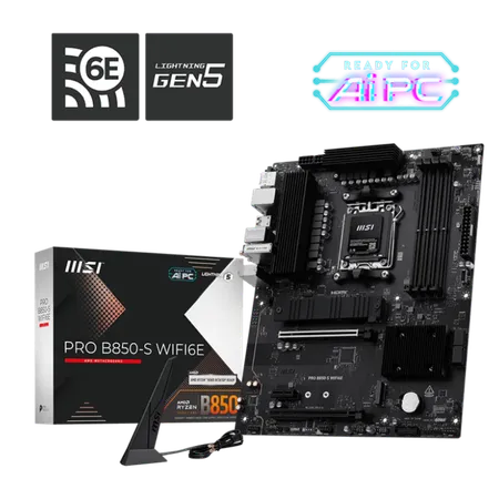 MSI Pro B850-S Wifi6e DDR5 AMD Motherboard