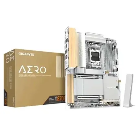 Gigabyte X870E AERO X3D WOOD AMD AM5 Socket DDR5 Motherboard
