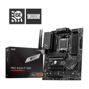 MSI Pro B650-P WiFi DDR5 AMD AM5 ATX DDR5 WiFi 6E PCIe 4.0 Gaming Motherboard