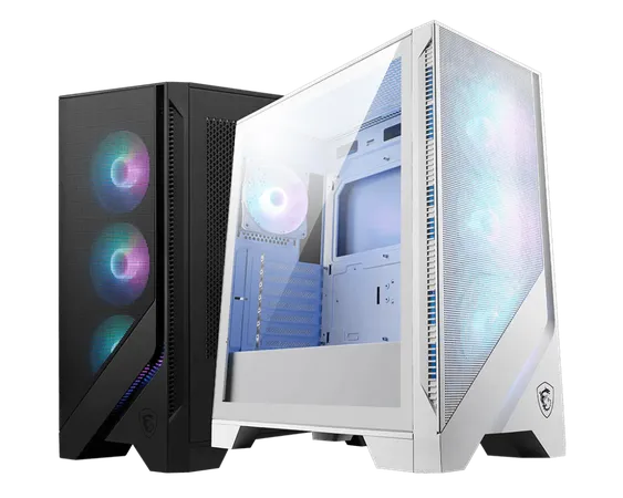 MSI MAG Forge 320R Airflow White ATX Mid Tower Case
