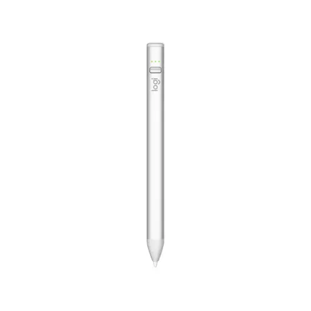 Logitech Crayon Digital Pencil with USB-C for iPad- Silver (Apple Pencil Technology)