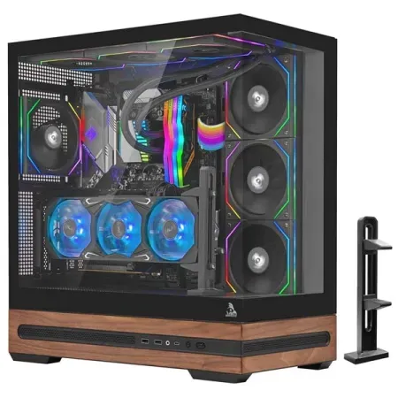 TAG Gamerz Stellar Prime ARGB E-Atx Mid Tower Cabinet Black (TG-C-Stellar Prime-B)