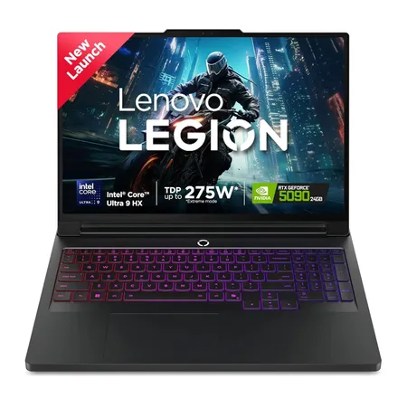 LENOVO LEGION PRO 7 83F500D8IN [ULTRA9-275HX/64GB/1TB SSD/WIN11 HOME+MS24/16.0"/24GB-RTX5090 GRAPHICS/1 YEAR(S)/BLACK]