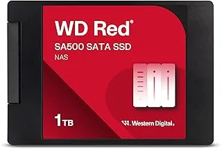 Western Digital 1TB WD Red SA500 NAS 3D NAND Internal SSD - SATA III 6 Gb/s, M.2 2280, Up to 560 MB/s - WDS100T1R0B