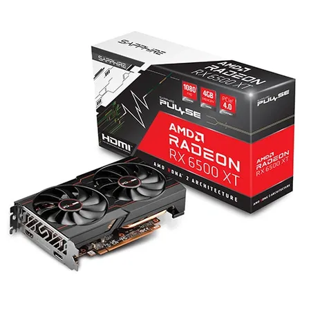 Sapphire Pulse RX 6500 XT OC 4GB GDDR6 Graphics Card