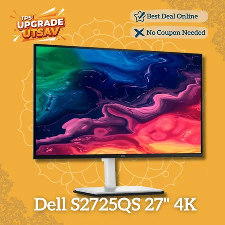 Dell S2725QC 27" UHD 4K 120Hz IPS Built-in-Speakers Monitor