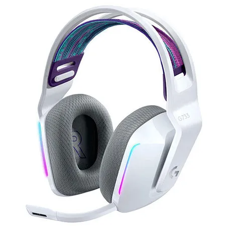 LOGITECH G733 Lightspeed Wireless + USB RGB 7.1 Surround Gaming Headphone ( Lilac) ( PS4 / Mac OS )