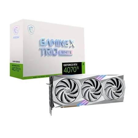 MSI GeForce RTX 4070 Ti Gaming X Trio White 12GB Nvidia Graphic Card