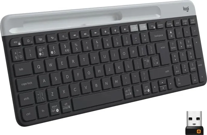 LOGITECH K580 SLIM MULTI-DEVICE WIRELESS KEYBOARD GRAPHITE