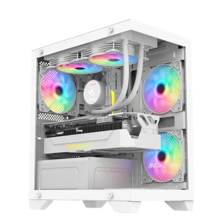 Ant Value CV200 Mini-Tower Gaming Cabinet White (CV200-WHITE)