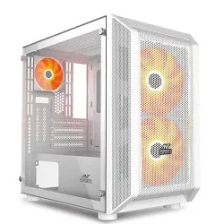 Ant Esports 200 Air Mini Micro Atx Mid Tower Gaming Cabinet White (200 Air Mini – White)
